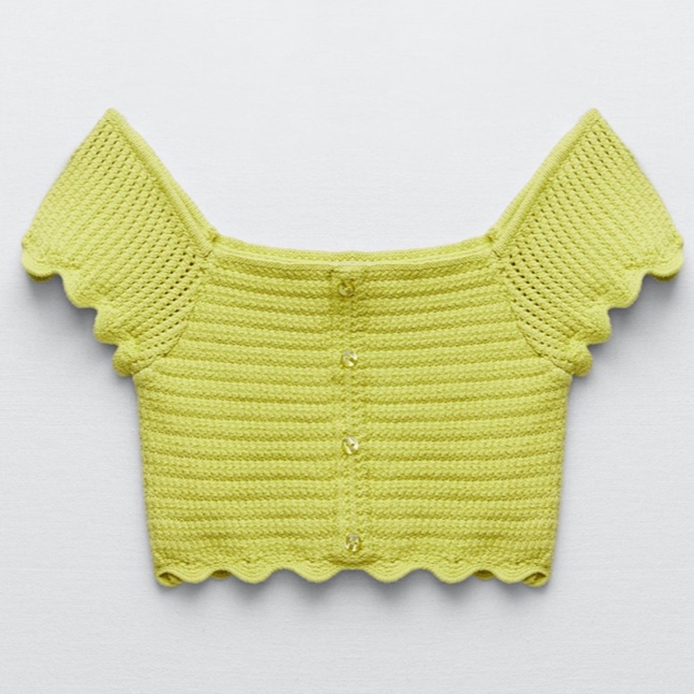 Zara Lime green sweater top